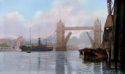 Tower Bridge, Londres, c1930s