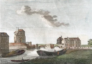Torre do convento franciscano, Oxford, 1788