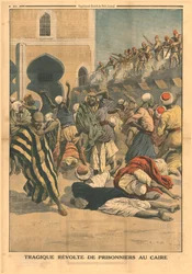Rebelião trágica de prisioneiros no Cairo, 1914.