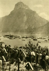 Traunstein e Traunsee, Alta Áustria, c1935.