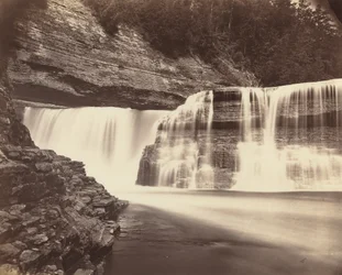 Trenton Falls, Nova York, c. 1870.