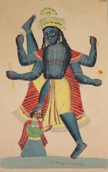 Trivikramapada Três Passos de Vishnu, 1800.
