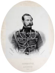 Czar Alexandre II da Rússia, década de 1860