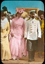 O czar Nicolau II da Rússia e a czarina Alexandra, c1894-c1917