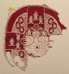 Ornamento de túnica ou xale, anos 600.
