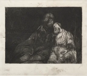 Duas figuras, 1800.