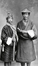 Dois homens sikkimeses, c1910