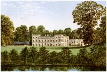 Ugbrooke, Devon, casa de Lord Clifford, c1880