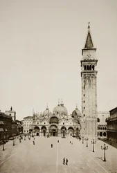 Sem título 96, c. 1890. [Basílica e Campanário de São Marcos, Veneza].