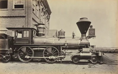 Sem título Pennsylvania Railroad Engine, c. 1868
