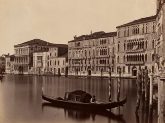 Gôndola veneziana sem título, final do século XIX.