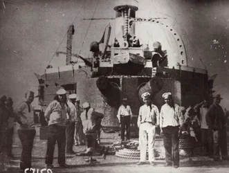 Revolta no navio de guerra Potemkin, Constanta, Romênia, 1905