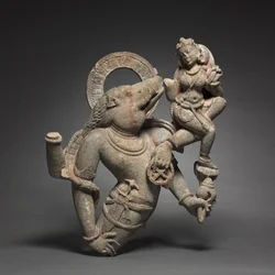 Varaha, encarnação de Vixnu sob a forma de javali, anos 700-800.