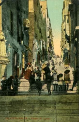 Valetta, Malta - Rua Strada Lucia, c1918-c1939.