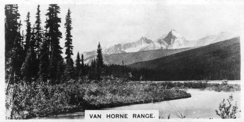 Van Horne Range, Montanhas Rochosas Canadenses, c1920s