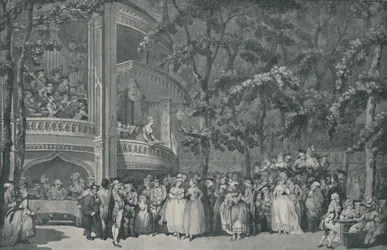 Jardins Vauxhall, 1785, 1920