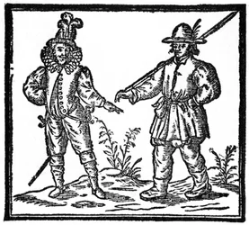 Calções e calções de veludo, 1592, 1910