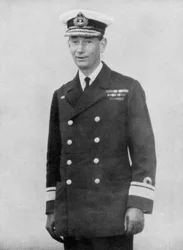 Vice-Almirante Roger John Brownlow Keyes, oficial da Marinha Britânica, 1918