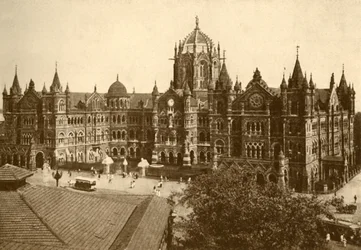 Victoria Station, Bombaim, 1930.