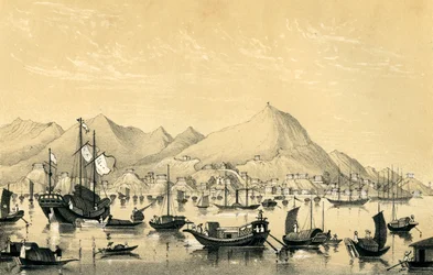 Cidade Victoria, Ilha de Hong Kong, 1847