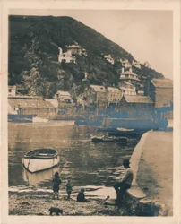 Vista do porto - Polperro, 1927