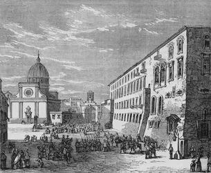 Vista em Nápoles, c1880