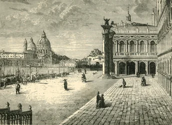 Vista em Veneza: O Molo, 1890.
