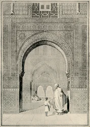 Vista no salão das duas irmãs, século XIX, 1907.