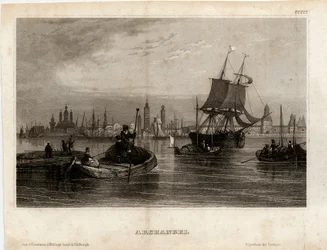 Vista de Arkhangelsk, 1833