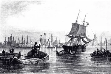 Vista de Arkhangelsk, 1835
