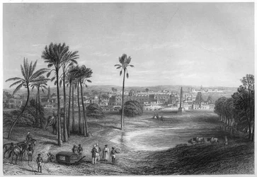 Vista de Madras, Índia, c1860