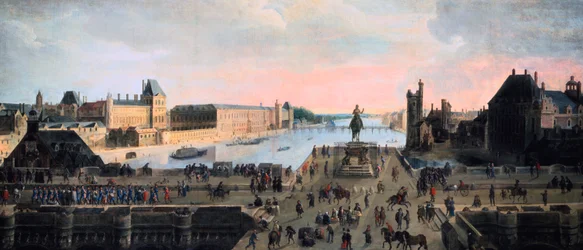 Vista de Pont Neuf, Paris, c1635