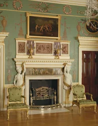 Vista do interior, Spencer House, Londres (foto)