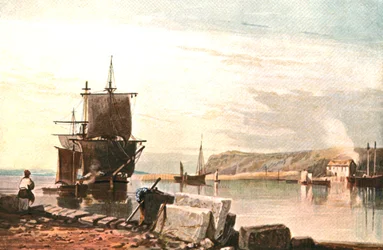 Vista no Exe, c1900.