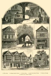 Vistas em Chester, 1898.