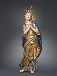 Virgem Maria quando criança, 1750-1775.
