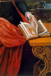 Virgem e Criança, detalhe, século XVI