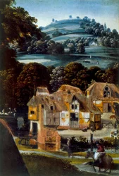 Virgem e Criança, detalhe, século XVI