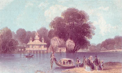 Virginia Water, século XIX.