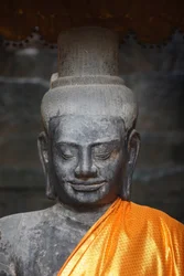 Estátua de Vishnu. Angkor Wat. Siem Reap Camboja