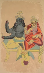 Vishnu e Lakshmi, 1800.