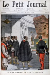 Visita de Ras Makonnen a Les Invalides em Paris, 1902