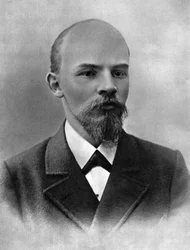 Vladimir Ulyanov Lenin, revolucionário bolchevique russo, Moscou, Rússia, fevereiro de 1900