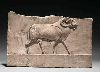 Alívio Votivo de uma Deidade Ram, 305-30 AC.