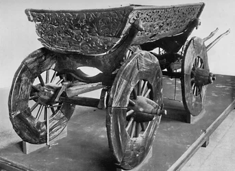 Vagão do navio Oseberg, 1935