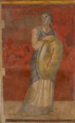 Pintura de parede do quarto H da Villa de P. Fannius Synistor em Boscoreale, ca. 50-40 aC