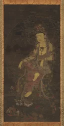 Lua de água Avalokiteshvara, primeira metade do século XIV.