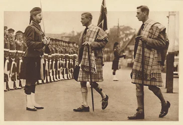 Vestindo o Tartan Balmoral, Balmoral, 1936 1937