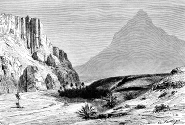 Web El-Halluf, perto de Figuig, Marrocos, 1895