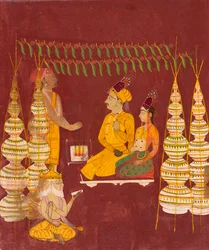 Cerimônia de Casamento com Brahma na Assistência, ca. 1680.